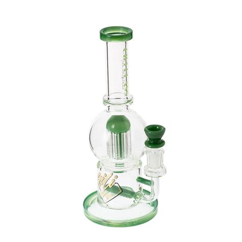 Gili Glass 10 Inline Tree Perc Bubble Bong Smoking Outlet