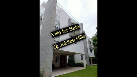 Villa For Sale In Jubilee Hills Hyderabad L Bhk Villa In Jubilee