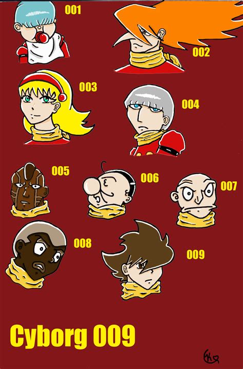 Cyborg 009 Characters by XxLonelyStarxX on DeviantArt