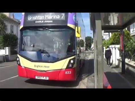 Brighton And Hove Bus Route 7 Departing Seven Dials Bus Stop 23rd June