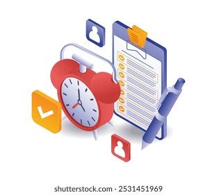 time remember plan checklist board stock vector royalty