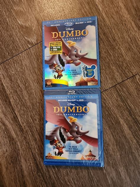 Dumbo 1941 Blu Ray Dvd Combo 70th Anniversary Edition Walt Disney Slipcover New 786936797725 Ebay