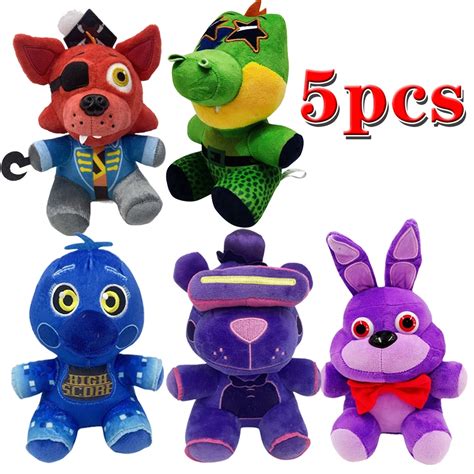 10 Five Nights Freddy Stuffed Plush Toys FNAF Freddy Fazbear Bear Foxy