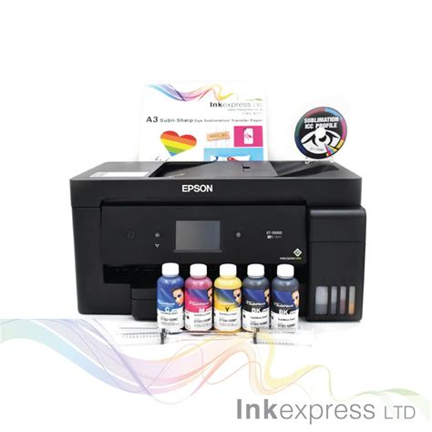 A3a3 Sublimation Printer Bundle Epson Et 15000 5 X 100ml Ink