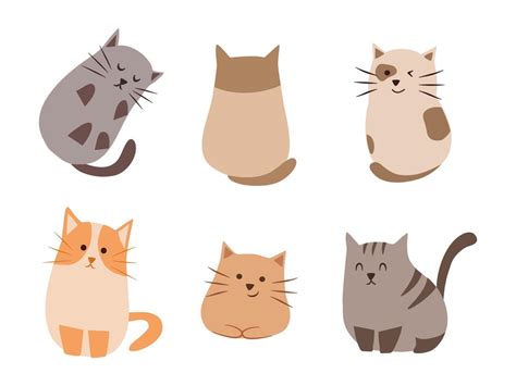 Cats Clipart Cute Cat Clip Art Kawaii Kittens Kitty Icons Pet | lupon ...