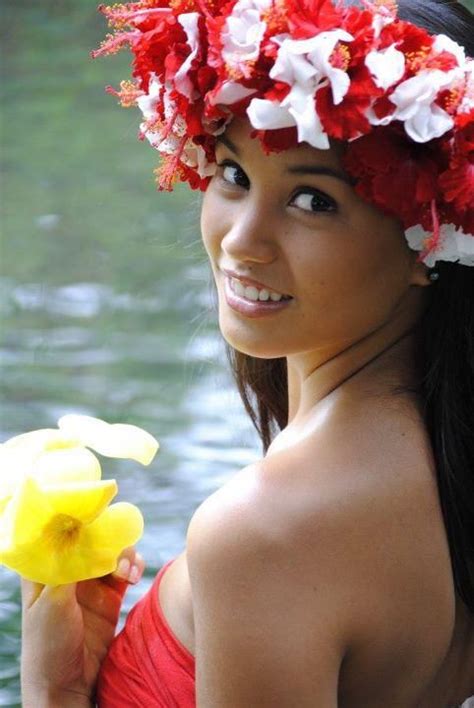 Bella Mujer De TahitÍ Hawaiian Dancers Polynesian Girls Hawaiian Woman