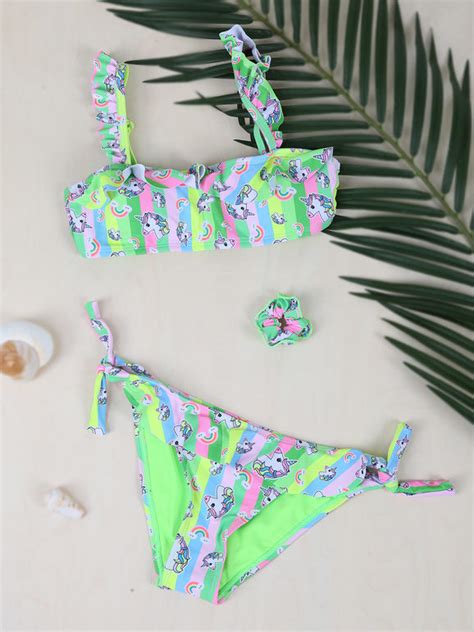 Hello Bikini Bikini Unicorno Da Bambina Con Elastico Per Capelli In Offerta A Su