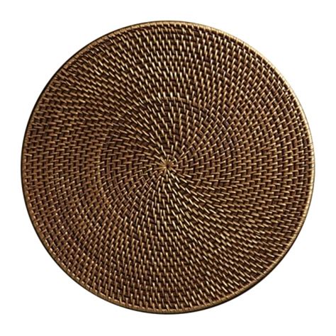 Rattan Round Placemats Set Of Lv Harkness Company