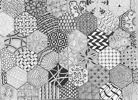 Free Zentangle Patterns To Print Simple And Easy Coloring