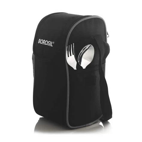 Borosil Hot N Fresh Stainless Steel Insulated Lunch Box Set Of 3