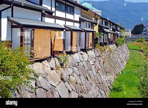 japan village houses japanese style houses stock photo alamy
