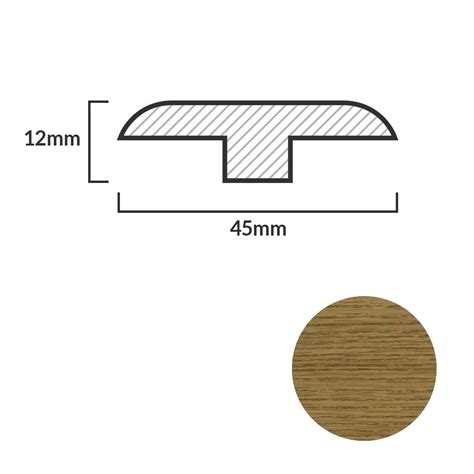 Leader FC24 Laminate Connecting Profile Door Bar Leader Floors