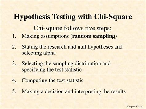 Ppt Chapter 13 The Chi Square Test Powerpoint Presentation Free Download Id521349