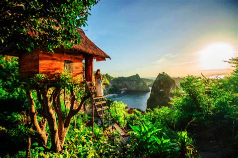 A Torism Object In Nusa Penida The Rumah Pohon Treehouse Golden Egg