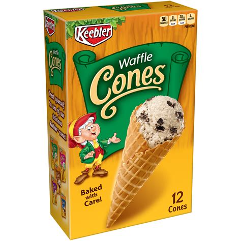 Keebler Ice Cream Cones Waffle Cones 5 Oz 12 Count La Comprita