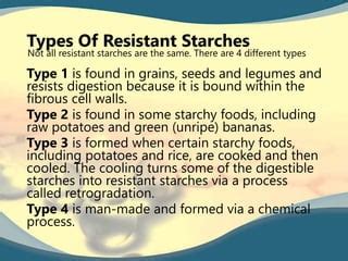 Resistant Starch Properties And Uses PPT