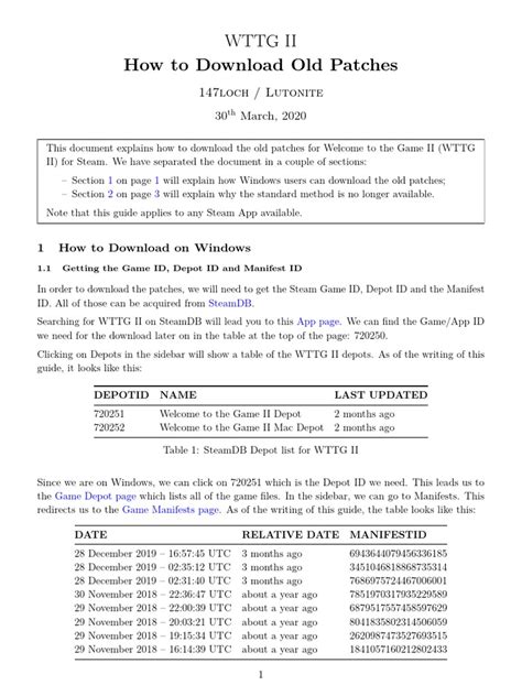 WTTG II Depot Download Guide | PDF | Software Development | Information Age