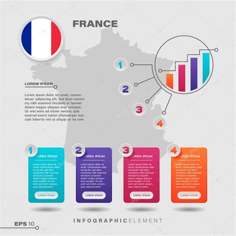 Elemento De Dise O Gr Fico Infogr Fico De Pasos Presentar Informaci