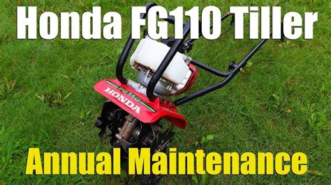 Honda Fg110 Mini Tiller Transmission Greasingservice