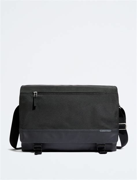 Calvin Klein Utility Messenger Bag In Black For Men Lyst