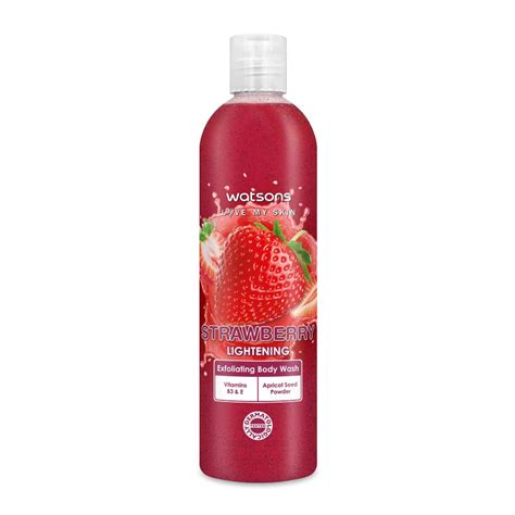 Watsons Strawberry Exfoliating Body Wash 410g Watsons Malaysia