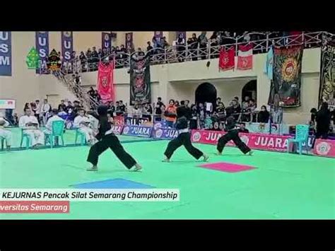 Pesilat Beregu Putri Raih Medali Emas Di Kejurnas Semarang Pencak Silat