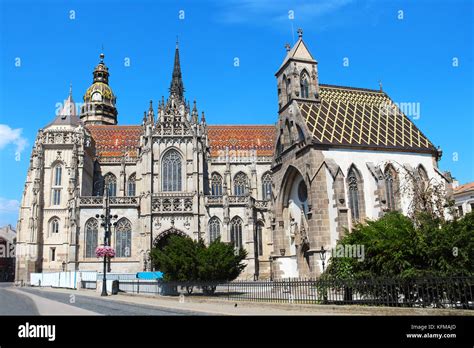 St. Elizabeth Cathedral in Kosice, the largest church of Slovakia Stock ...