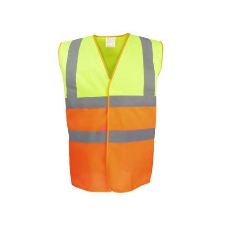 Gilet de sécurité bicolore personnalisé