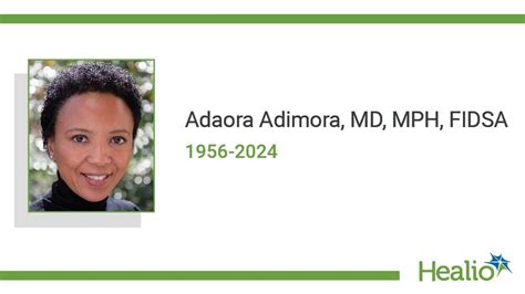 Remembering Dr Adaora Adimora A Trailblazing Physician Scientist