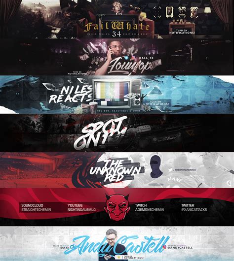 Youtube Banners On Behance