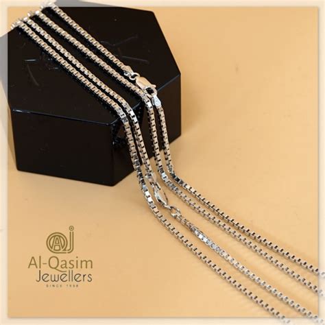 Silver Box Chain | Al Qasim Silver Chains Online In Pakistan