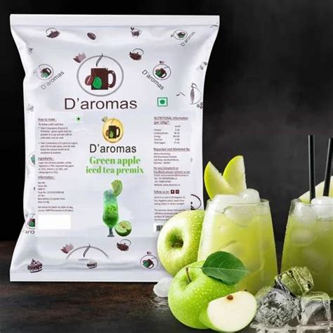green apple ice tea packaging type pouches gm  kg  mumbai