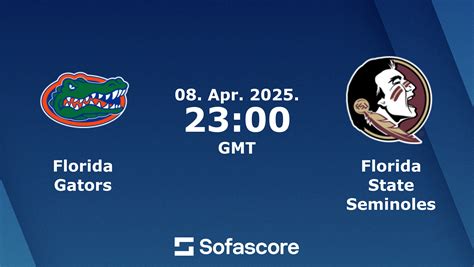 Florida Gators Florida State Seminoles live score, video stream and H2H ...