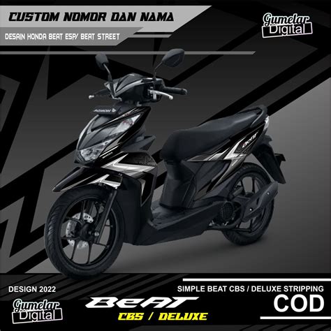 Jual STRIPPING BEAT DELUXE 2020 2021 2022 STICKER STRIPPING BEAT CBS