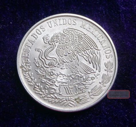 Mexico Collectors 100 Pesos Morelos 1977 0 720 Silver Coin 021