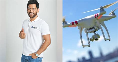 Ms Dhoni Launches Consumer Camera Drones Named Droni In Partnership