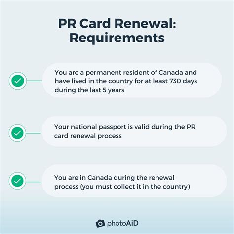 PR Card Renewal Checklist and Online Requirements