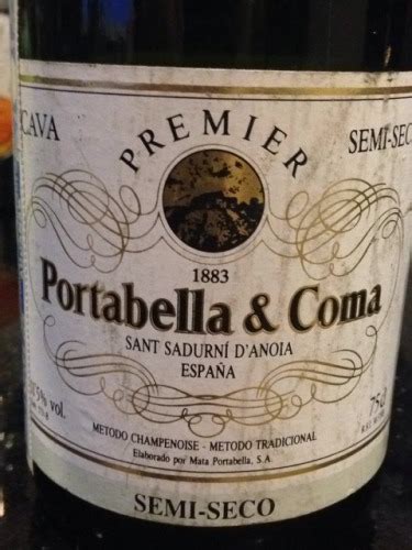 Portabella Coma Cava Premier Semi Seco Vivino Us