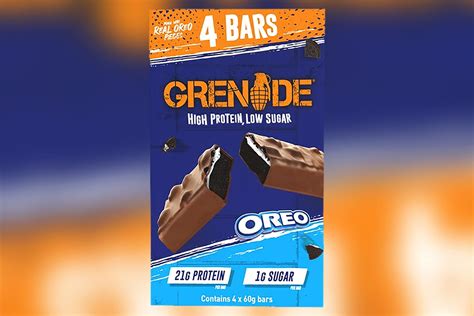 Oreo Grenade Protein Bar Available At Tesco In An Exclusive Pack