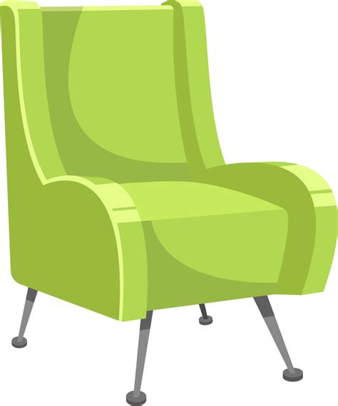 Beautiful Arm Chair Clipart Design Illustration Png