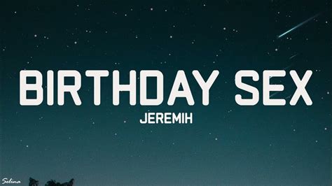 Jeremih Birthday Sex Lyrics Youtube