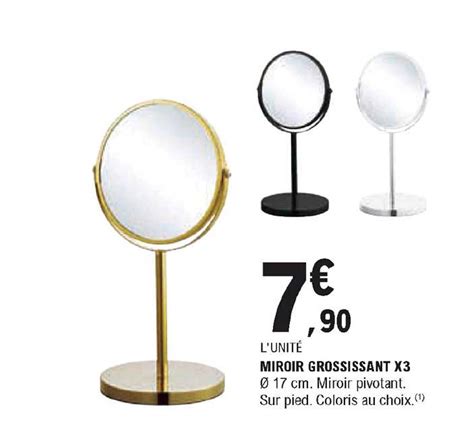 Promo Miroir Grossissant X3 Chez E Leclerc ICatalogue Fr