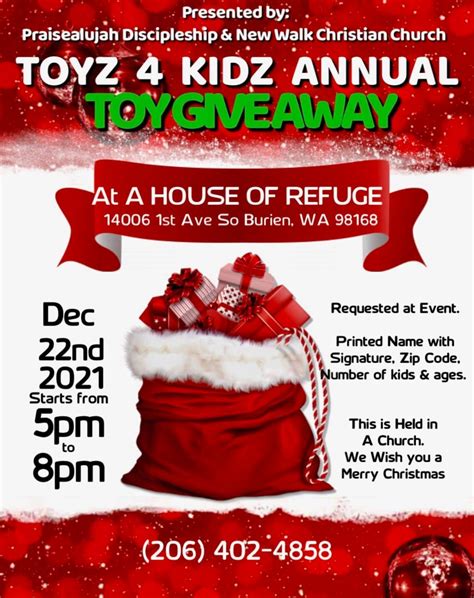 Praisealujahs Toyz 4 Kidz Annual Toy Giveaway Will Be This Wednesday