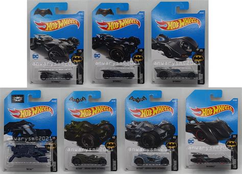 Hot Wheels 2017 Batman Series Batmobile Set Batman V Superman 1989