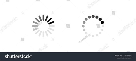 load icon loader signs reload symbol stock vector royalty