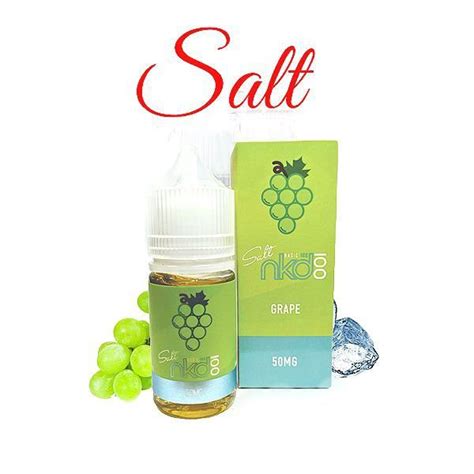 LÍQUIDO SALT NICOTINA BASIC GRAPE ICE NAKED 100 Universo Vapor