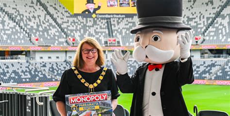 Parramatta Monopoly Launched At CommBank Stadium Sydney Olympic Park