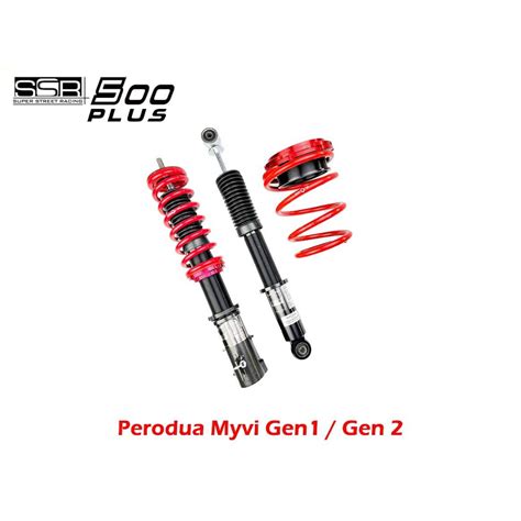 Perodua Myvi Rear Seperate Zerone Ssr Plus Adjustable