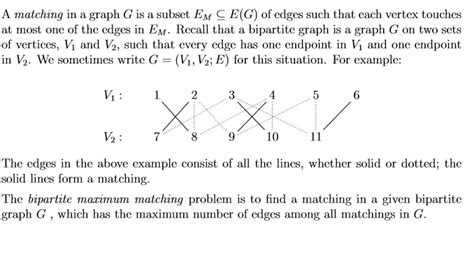 SOLVED Prove That A Maximum Matching In A Bipartite Graph G V1 V2 E