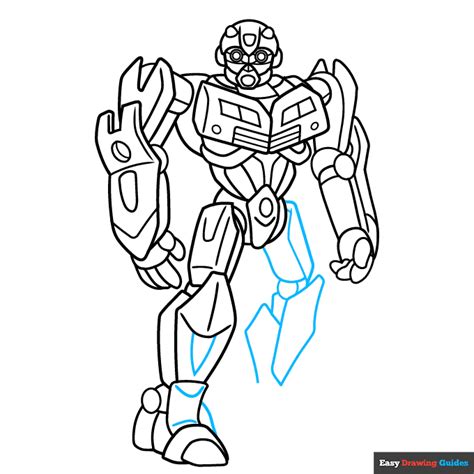 How to Draw Bumblebee from Transformers - Really Easy Drawing Tutorial